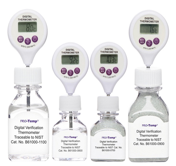 Double thermometer with remote sensor and magnetic attachment - Various  small equipment: thermometers - Analysis - Measurement - Microbiology 