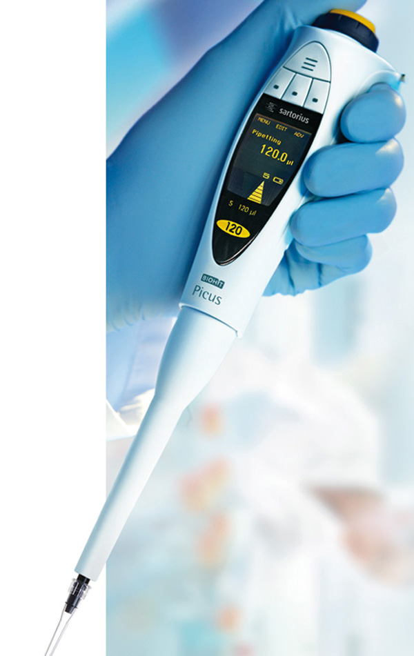 Picus electronic pipette 8 channels 0.2 - 10 µl Sartorius Biohit<i>family</i>