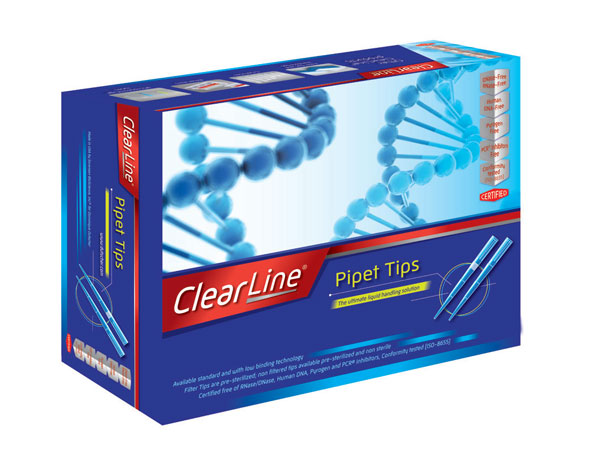 ClearLine® Filter tips, sterile, racked