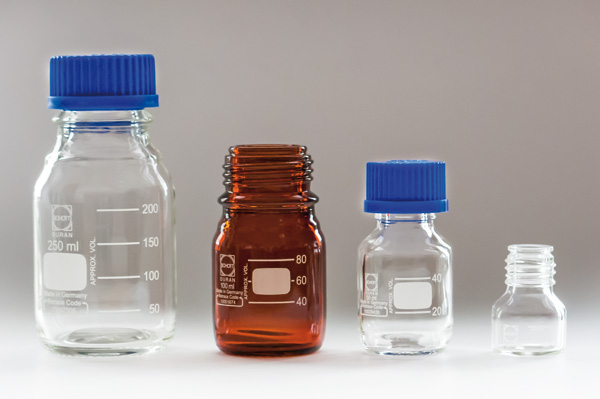 Schott glass bottles
