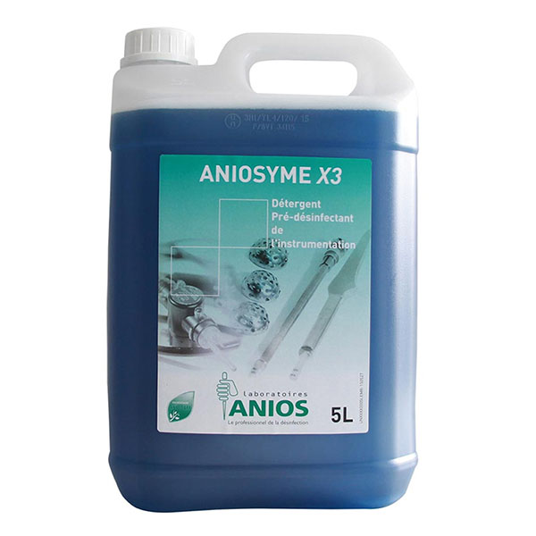 Aniosyme X3 - détergent pré-désinfectant de l'instrumentation - Désinfection  / Nettoyage - Hygiène - Sécurité - Matériel de laboratoire