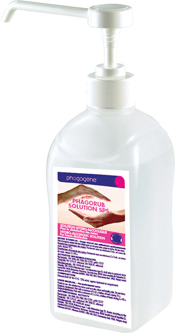 Gel hydroalcoolique désinfectant de 1000 ml pour le nettoyage des mains