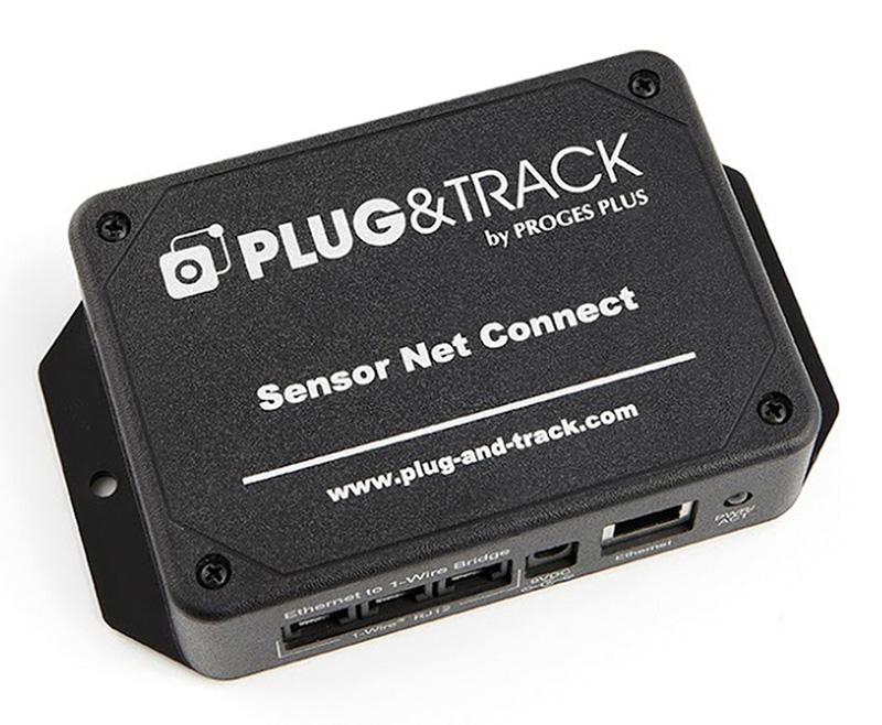 Boîtier Sensor Net Connect et Thermotrack Web Serve - Suivi de