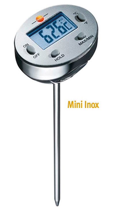 Thermomètre à sonde incorporée Mini Inox Testo - Thermomètres / Indicateurs  de température - Equipement - Matériel de laboratoire